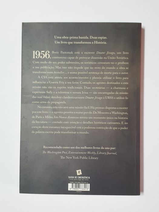 Isto Nunca Aconteceu - Lara Prescott- Saída de Emergência