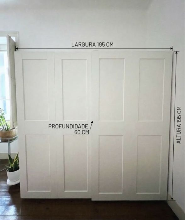 Roupeiro branco com portas de correr - IKEA