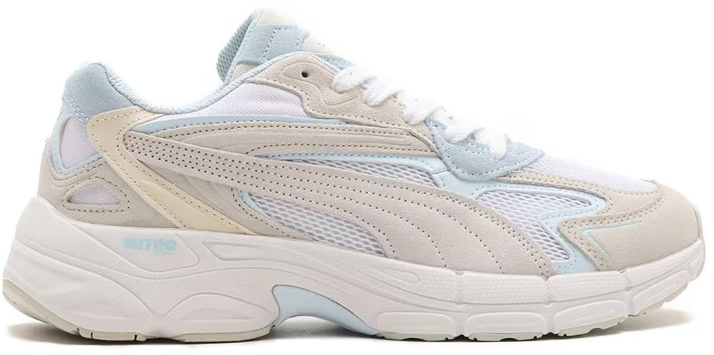 Buty męskie Puma Teveris Nitro r.42 Białe Błękitne Lekkie Sneakersy