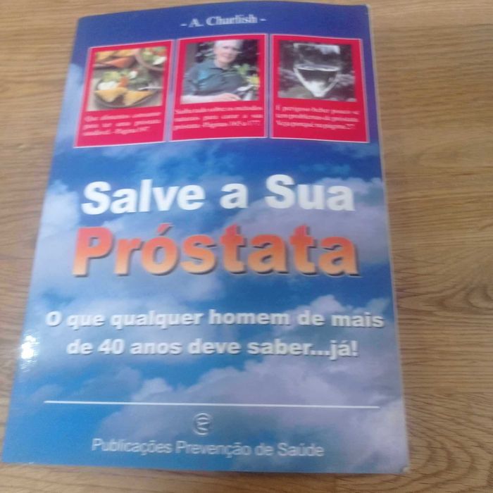 vendo livro salve a sua próstata