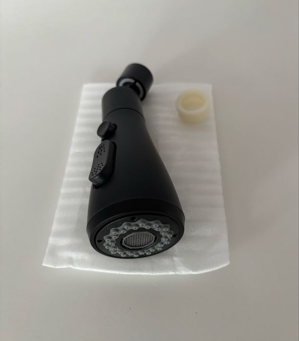 Przedłużacz Kranu Kuchennego AERATOR PERLATOR 3 FUNKCJE 360° CZARNY
