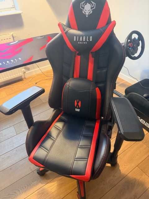 Diablo biurko i fotel do gamingu