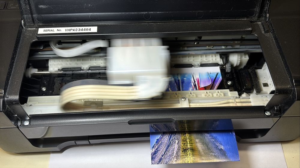 Фотопринтер EPSON L312 с заводской СНПЧ