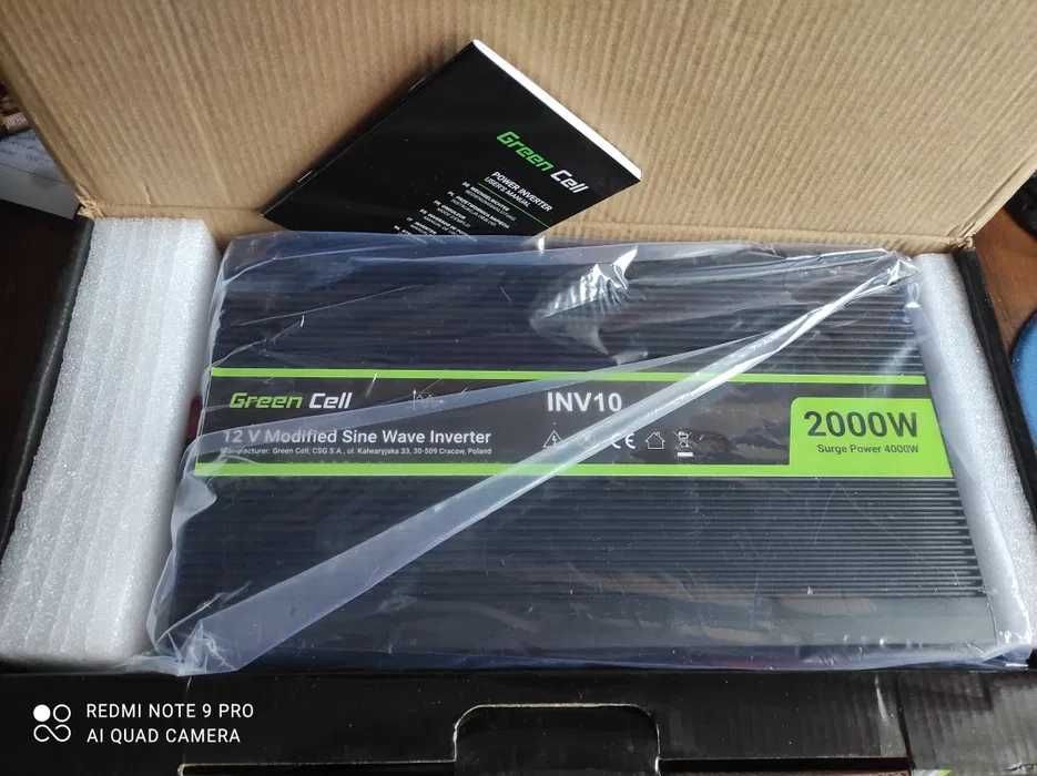 НОВИЙ Інвертор Green Cell® 2000W/4000W 12V-230V | Повна енергонезалежність