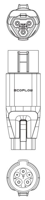 Адаптер Ecoflow DELTA Pro EV X-Stream Adapter