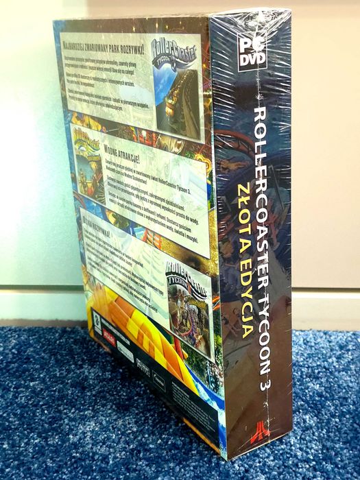 RollerCoaster Tycoon 3 Złota Edycja (2004) - Big Box - PC PL