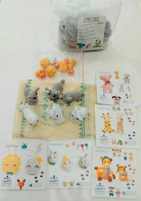 Diverso material para Arigurumi