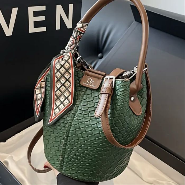 Сумка -відро з хустинкою