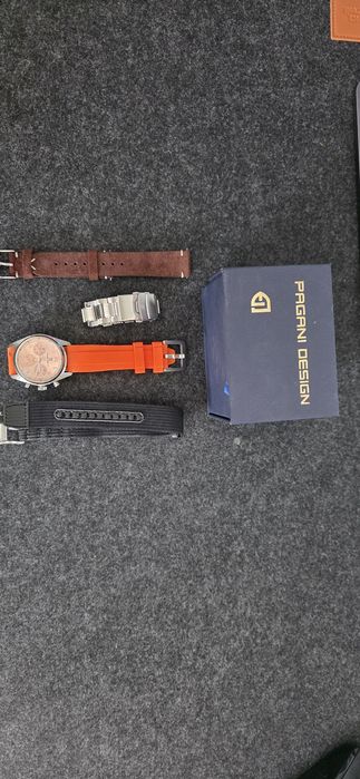Pagani design chronometr PD 1773, stan idealny, dodatkowe paski!