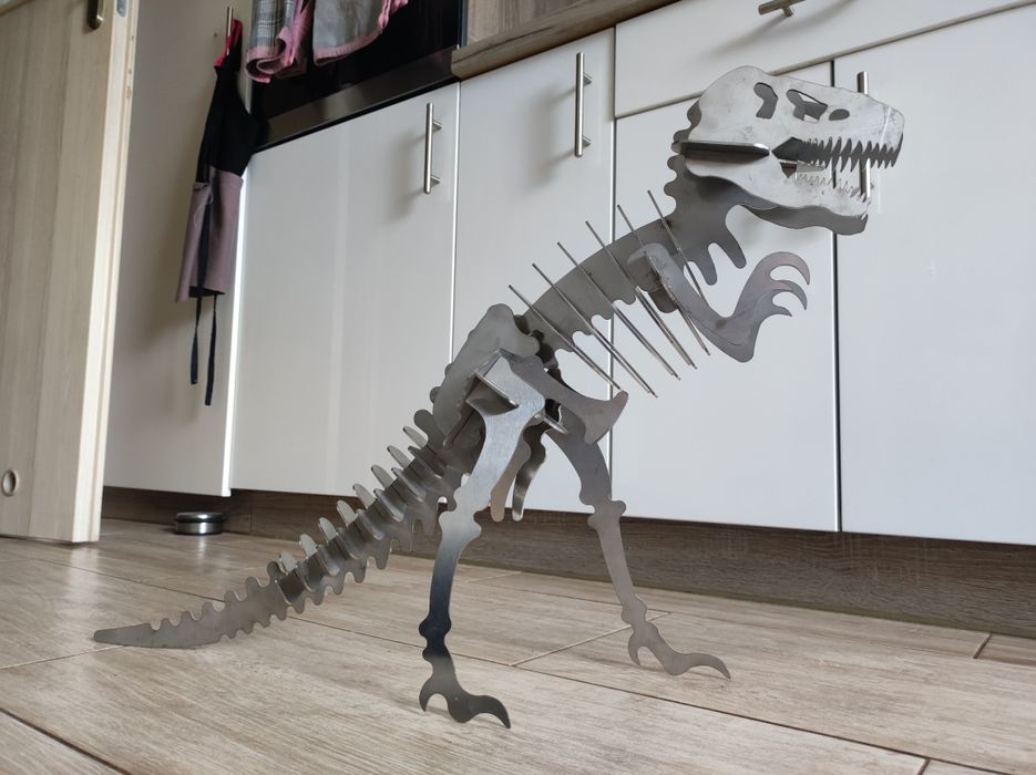 Dinozaur 3D Metal Duży