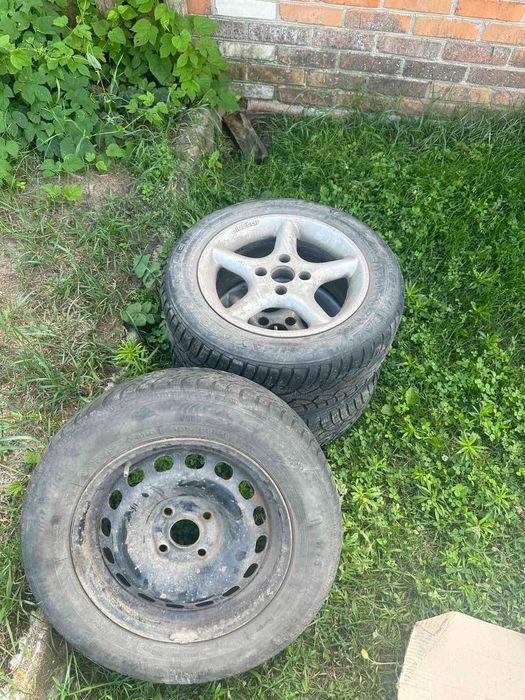 Диски Титани Залізяки 4/108 r14,r15+резина