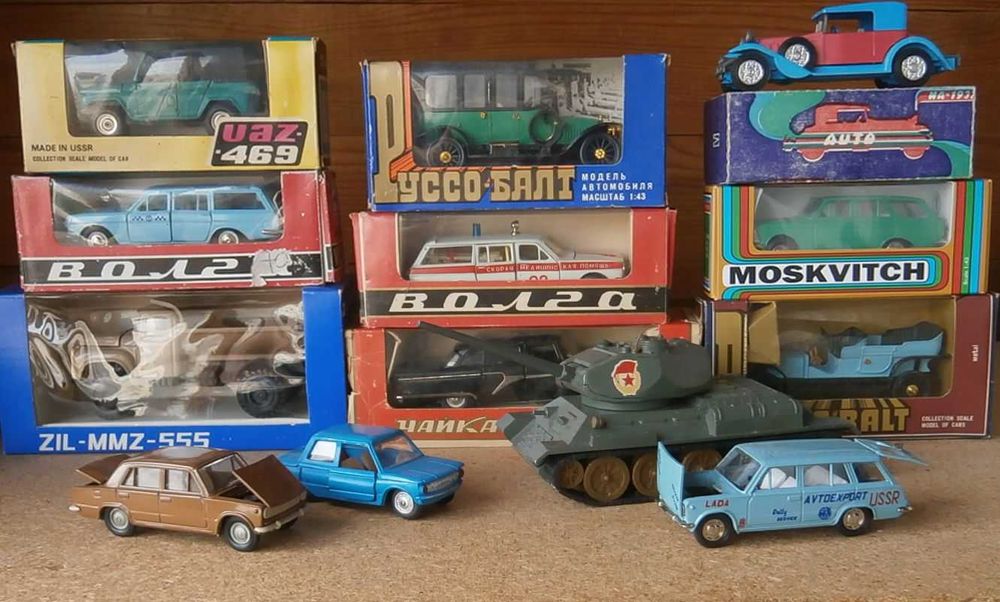 Модель 1:43 СССР Москвич ГАЗ Зил ВАЗ Заз УАЗ Ford РАФ Руссо Балт Opel