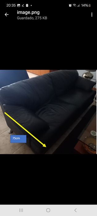 Sofá 3 lugares da Sala (1 de 2 lugares de oferta)