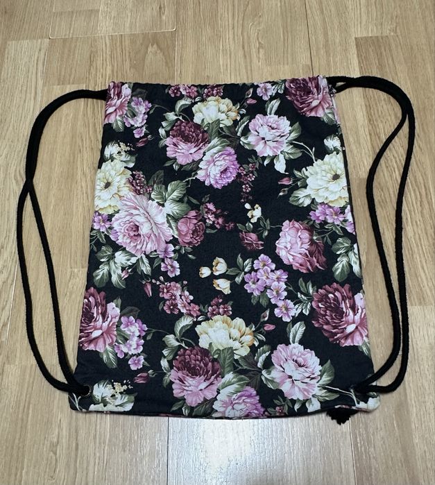 Drawstring Bag Flowers Accessories