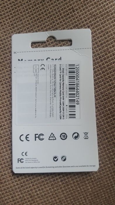 Карта памяти 128 Мбит