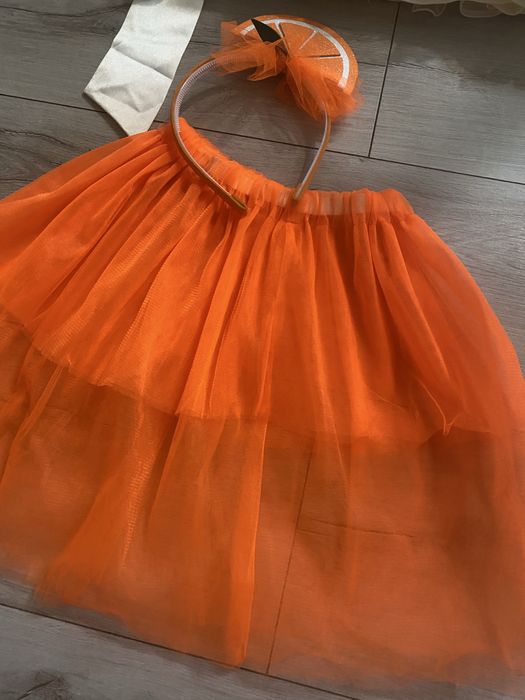 Речі на дівчинку 4-5років 110р пакетом, святкова сукня, апельсин