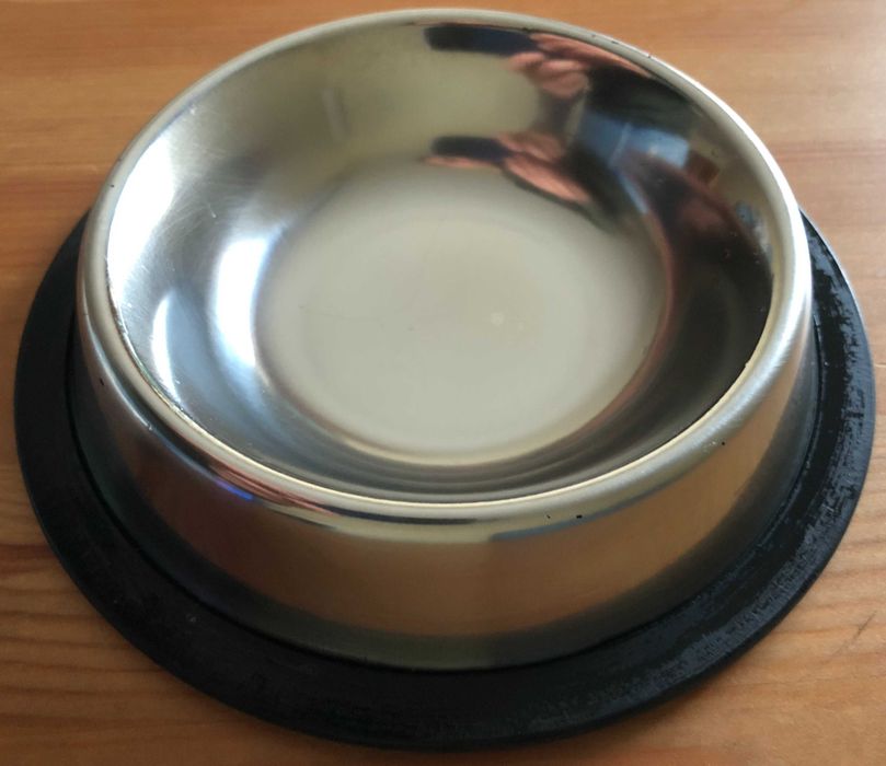 Taça Aço Inoxidável Gato Antiderrapante