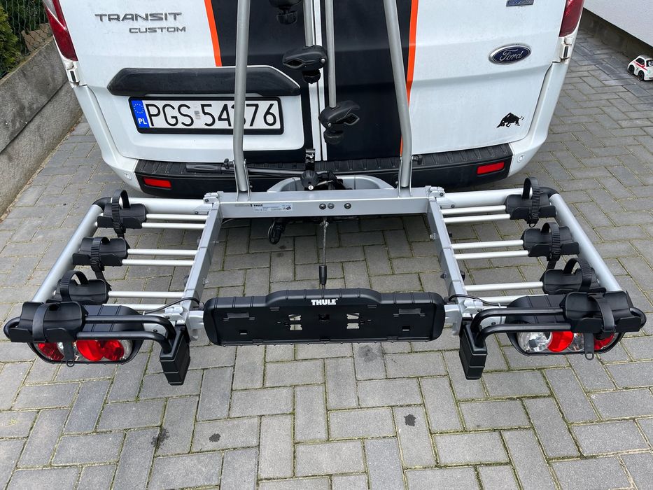 Bagaznik rowwerowy na hak 4 rowery Thule Euroclassic Pro  903 skladany