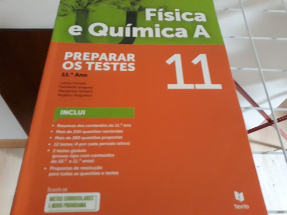 11º Ano Físico-química Preparar os testes