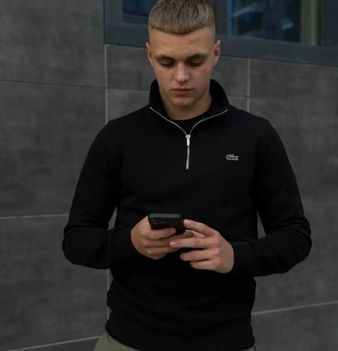 Чоловіча кофта на блискавці Lacoste
