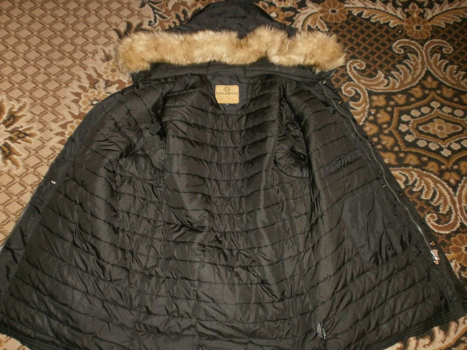 Куртка парка Parajumpers Injector, чёрная, разм. L, наш 52. ПОГ-62 см