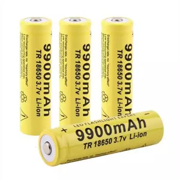 Pack x2 Pilhas Bateria 18650 3.7V 9800mAh