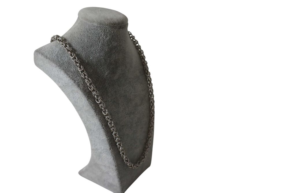 wyjątkowy srebrny  ŁAŃCUSZEK  30,86G 925