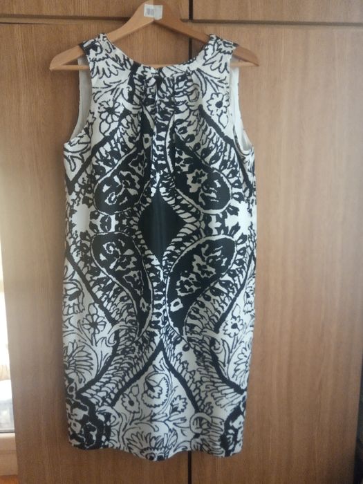 Sukienka wizytowa że stójką przed kolana Marc Aurel