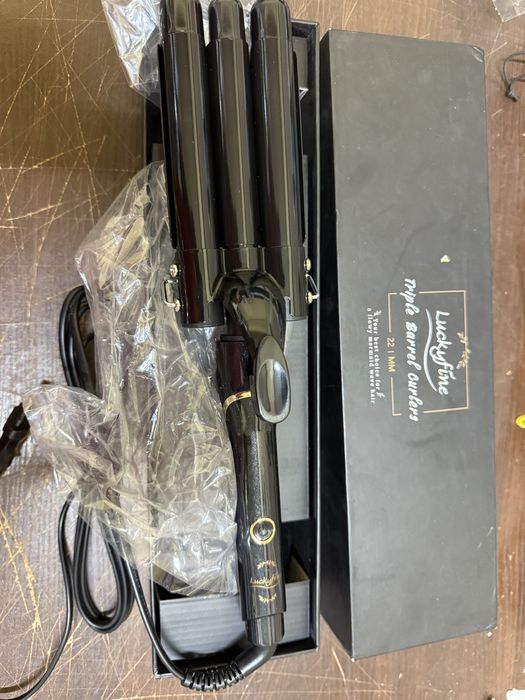 Luckyfine przenośna falownica lokówka do włosów jonowana, 22 MM