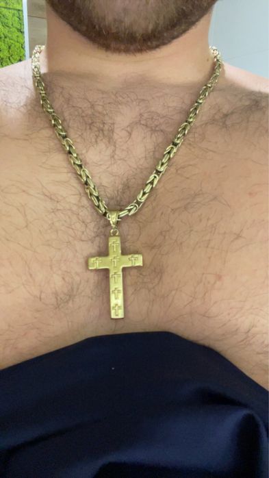 Łańcuszek Złoty 585 król