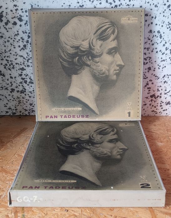 komplet płyt winylowych z epopeją narodową Adam Mickiewicz"Pan Tade