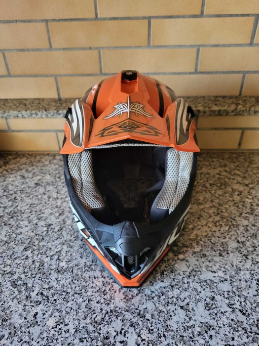 Conjunto Motocross - Capacete/colete