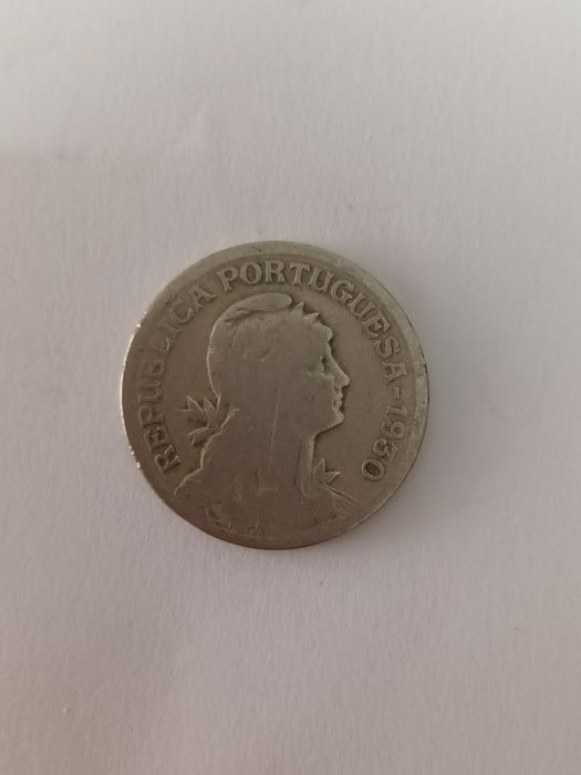 Moeda antiga de 1 escudo de 1930
