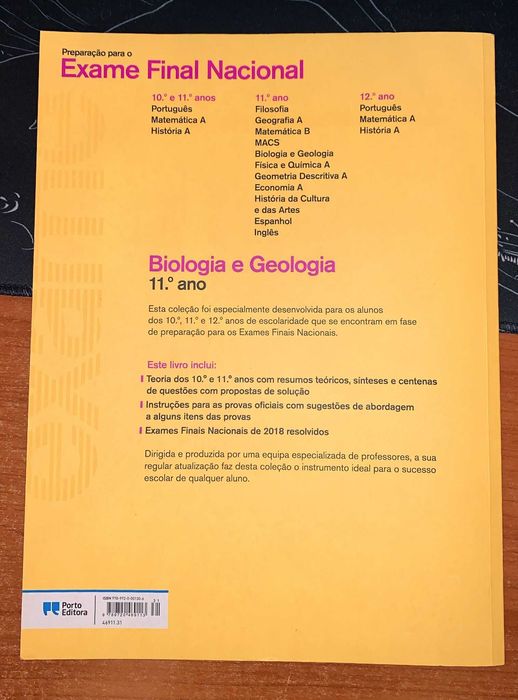 Exame Final Nacional Biologia e Geologia 11ºano