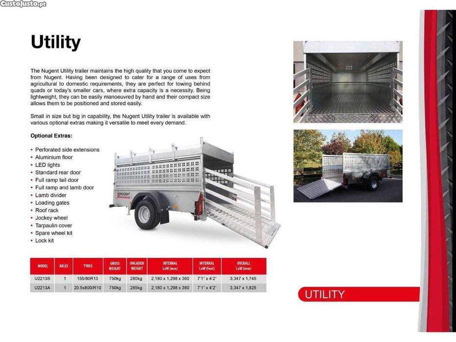 Reboque Nugent Modelo U2213S