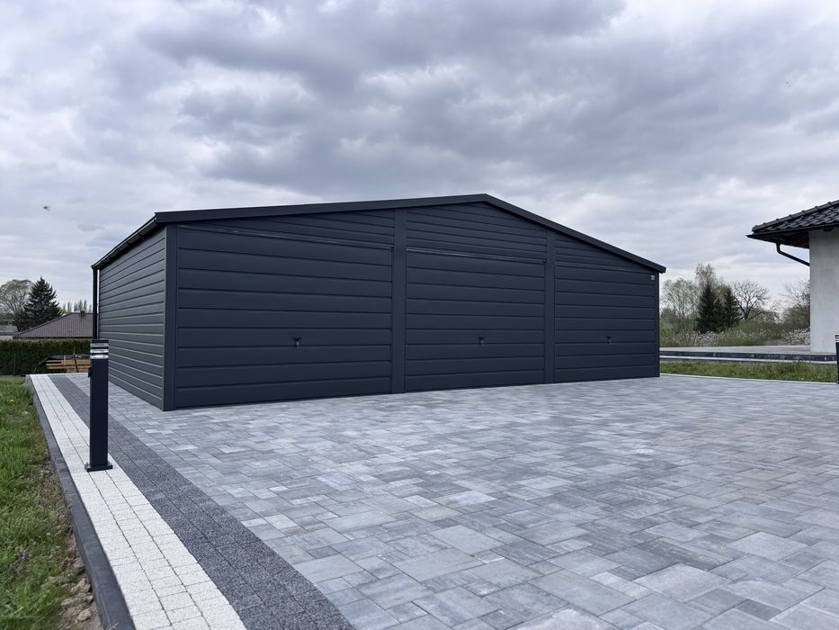 Garaż blaszany Grafit 9x6 8x6 10x6 6x6 7x6