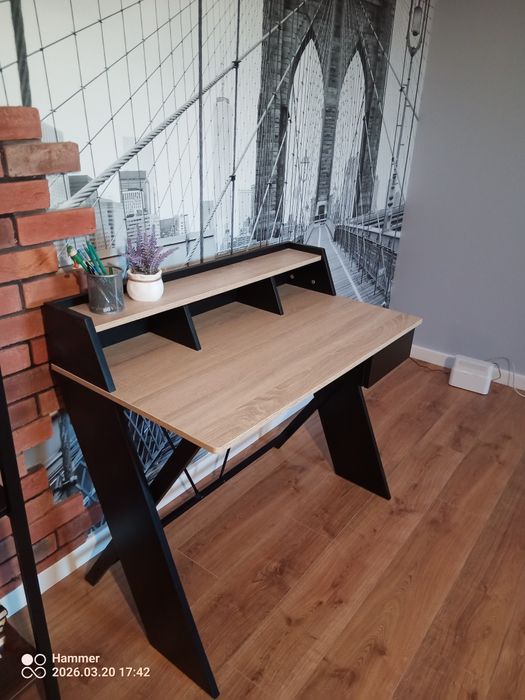 Biurko loftowe czarne