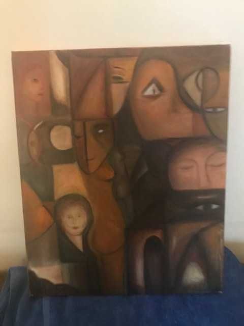 Pintura em tela - Mulher