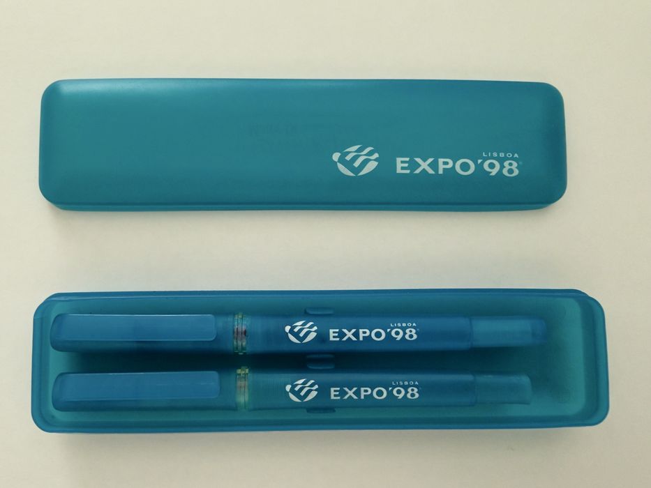 Estojo com caneta e lapiseira EXPO 98