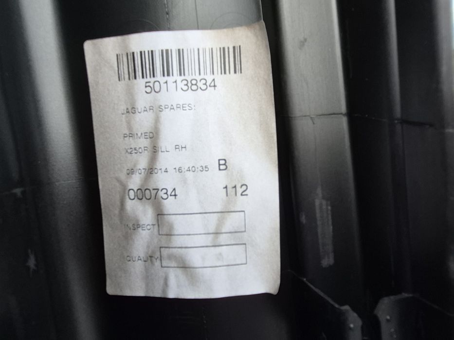 Listwa progowa Jaguar Xf x250 nowa oryginał 9X23-F10608-AC