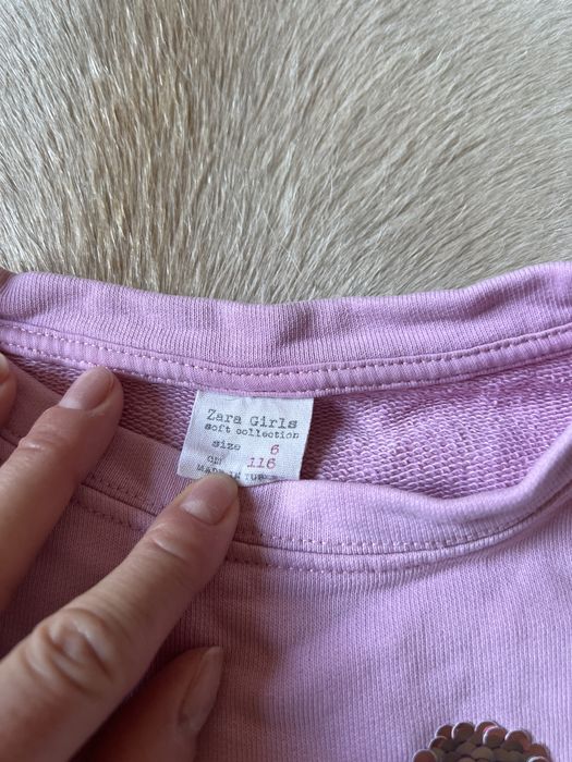Gap, ZARA komplet spodnie bluza dla dziewczybki 116