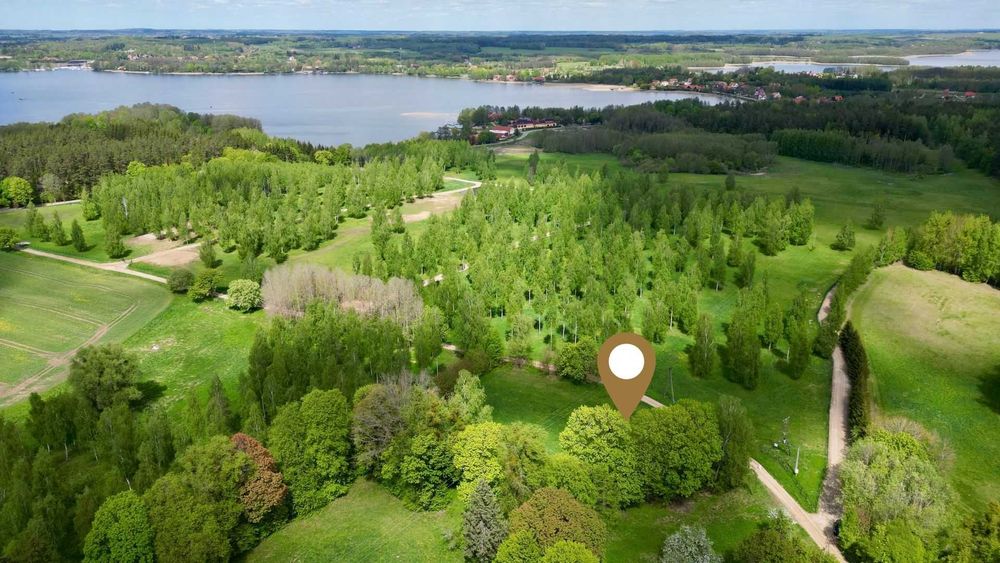 Klimatyczna działka w otoczeniu drzew - 1242 m² - warunki zabudowy pod dom całoroczny - Widok 4