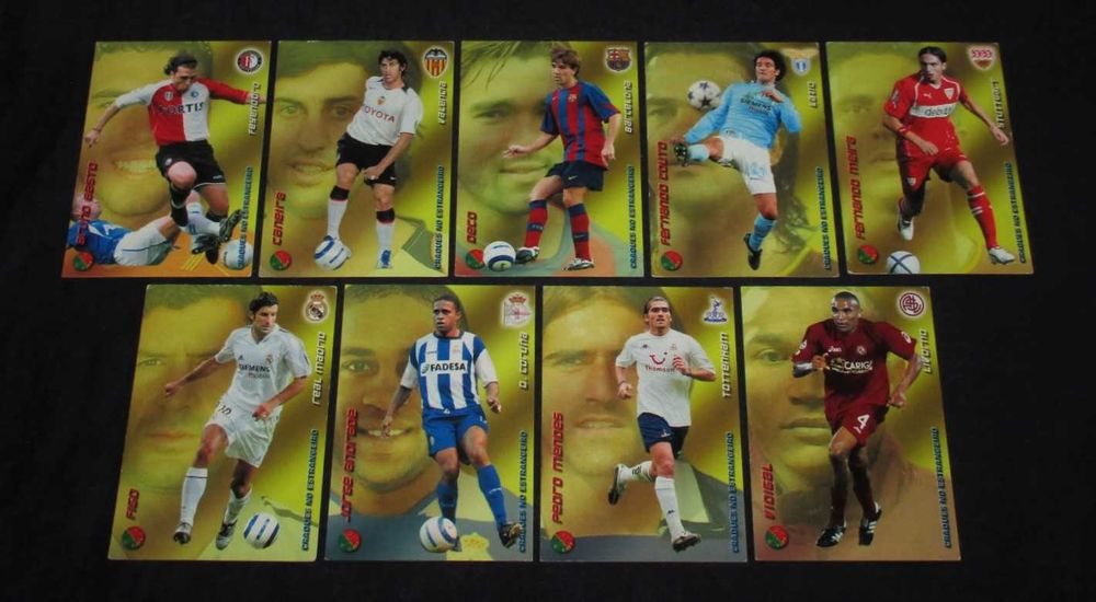 Caderneta Mega Craques 2004/2005 Craques no Estrangeiro