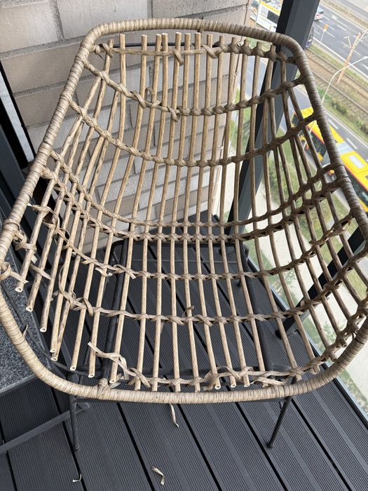 Zestaw krzeseł ogrodowych na taras balkon JYSK