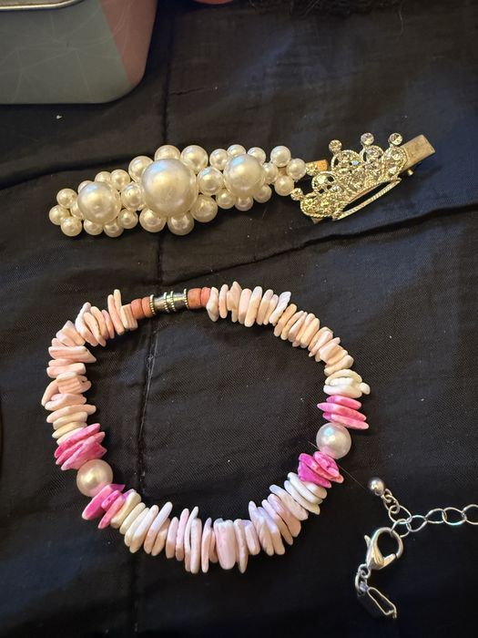 Лот украшений прикрас сережки колье браслет коробка брелок пампон