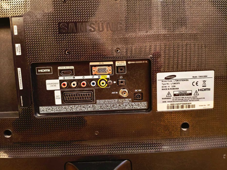 Monitor Samsung T28C570 HD/TV 1920 x 1080 (FullHD)