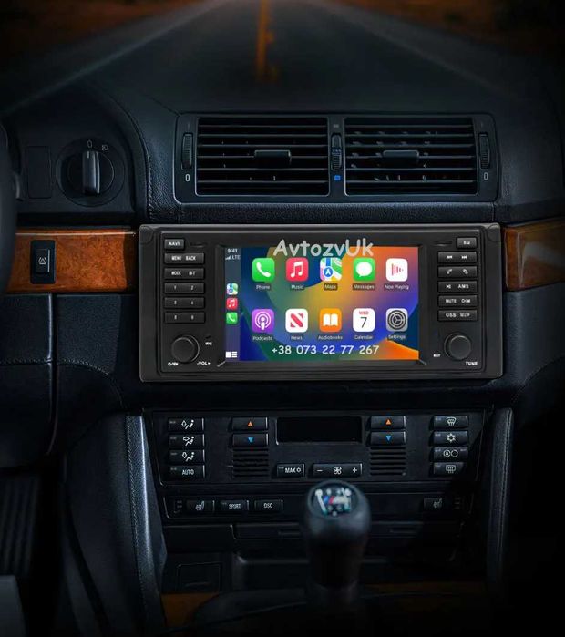 Магнітола BMW 3 5 7 X5 e53 e39 e38 e46 е53 е39 е38 БМВ CarPlay Андроїд
