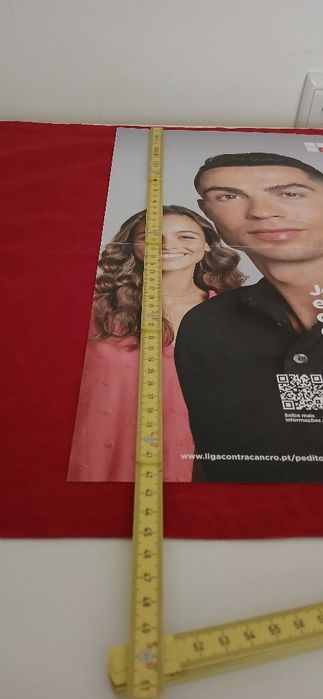 Cartaz da Liga Portuguesa contra o Cancro  - Cristiano Ronaldo