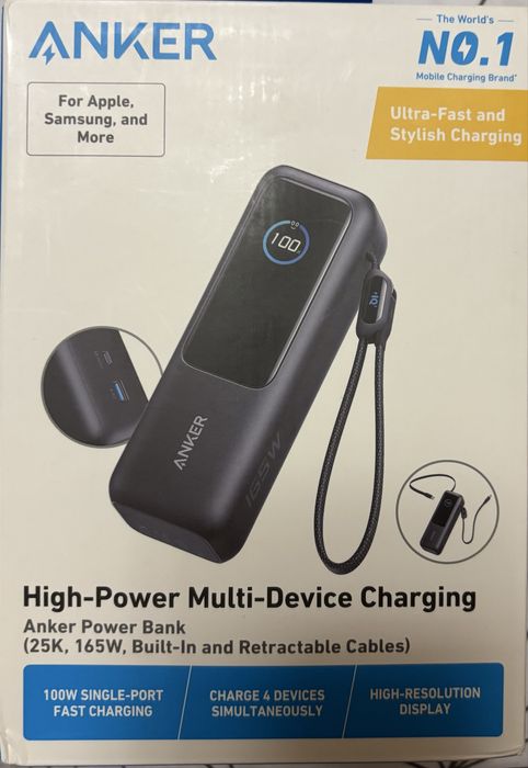 Anker Zolo Power Bank 25000mAh 165W  A1695H11