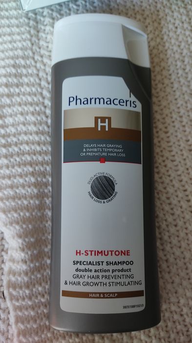Champô para cabelo grisalho anti queda, fortificante